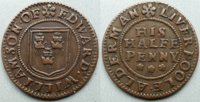 Liverpool, Edward Williamson farthing token